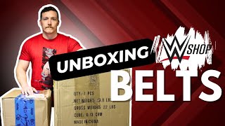 Unboxing Two WWE Shop Replica Belts [upl. by Cleary]