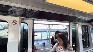 SFO AirTrain Red Line ride from Terminal 3 to 1 [upl. by Imoan]