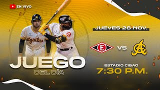 LEONES DEL ESCOGIDO VS ÁGUILAS CIBAEÑAS  SERIE REGULAR 202425 [upl. by Hepsoj721]