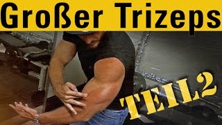 Trizeps Workout  Simons Bigger Better Triceps  Teil 2 [upl. by Bicknell358]