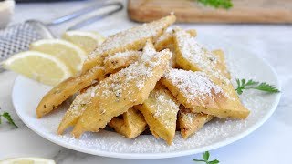 Italian Panelle Chickpea Fritters by Cooking with Manuela [upl. by Aitsirhc346]