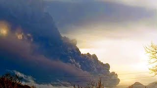 Klyuchevskoy Volcano Erupts in Kamchatka Russia  Oct 31 2023 [upl. by Ellahcim917]