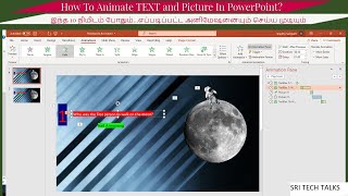 PowerPoint  Animating Text and Objects In Tamil [upl. by Htiffirg]