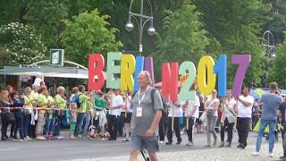 Am Brandenburger Tor Internationales Deutsches Turnfest Berlin 2017 [upl. by Porty]