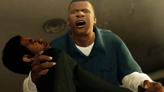 GTA 5 Alternate Ending  Lamar Dies [upl. by Chally472]