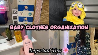 How I Organize my Baby Things  Very Informative Video [upl. by Holtz]