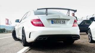 MercedesBenz C63 AMG BLACK SERIES  Revs Acceleration  1080p HD [upl. by Yvonne183]