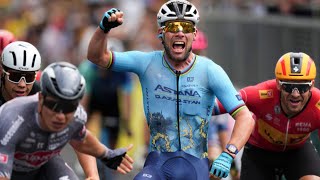 Mark Cavendish Makes History Surpassing Merckx with 35th Tour De France Stage Win [upl. by Kristie]