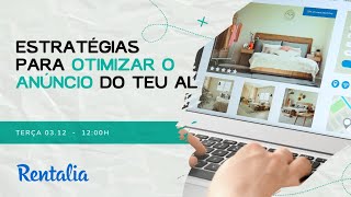 AvaiBook amp Rentalia Estratégias para otimizar o anúncio do teu AL [upl. by Eisej77]