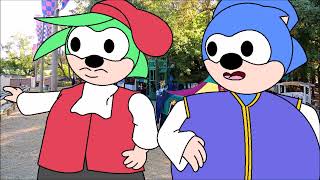 The Sonic Underground Characters Go To The Renaissance Festival🗡️💪🏼🛡️🐴 [upl. by Lezlie998]