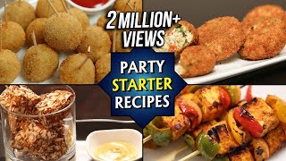 Party Snack Ideas  6 BEST Finger Food Recipes for Party  StartersAppetizers [upl. by Enedan]