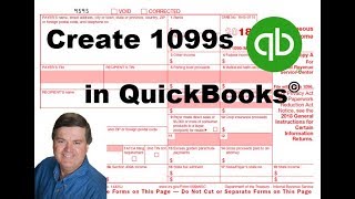 For 2019 and Older Creating 1099s in QuickBooks [upl. by Atreb]