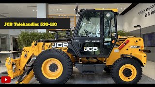 JCB Telehandler 530110 ₹4245L  RealLife Review  pascoearthmovers9198 jcb cranes [upl. by Thetos]