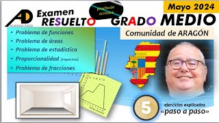 PRUEBA de ACCESO Grado MEDIO Comunidad de ARAGÓN 2024 ACADEMIADIEGO [upl. by Sillert490]