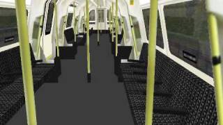 Open BVE  Northern Line features [upl. by Boj]