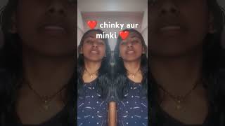 Chinky aur minki shorts YouTube shorts Prerana Rout acting shorts [upl. by Novyak]