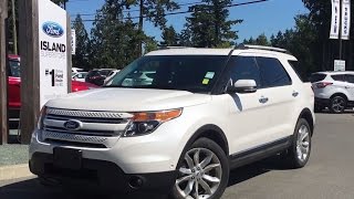 2013 Ford Explorer Limited Twin Panel Moonroof Review  Island Ford [upl. by Enaillil]