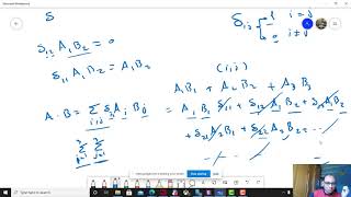 Linear algebra 13  kronecker delta and LeviCivita [upl. by Robet]