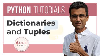 Python Tutorial  11 Dictionaries and Tuples [upl. by Ecyob]