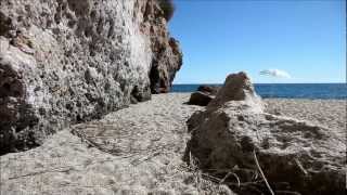 Playa Burriana Burriana Beach Nerja [upl. by Adlare217]