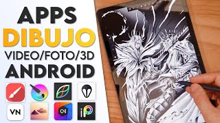 MEJORES APPS ANDROID PARA CREATIVOS  Dibujo  Ilustración  3D  Fotografía y Video [upl. by Eberhard]