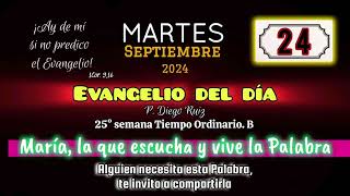 Evangelio del día Martes 24 de septiembre de 2024 [upl. by Heinrik]