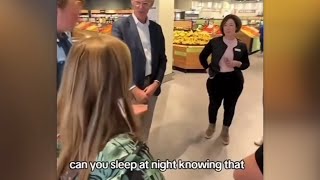 New Woolworths CEO grilled by frustrated customer [upl. by Nesahc]