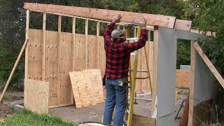 Building a Storage Shed  start to finish [upl. by Notnel]