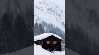 📍Riffelalp Switzerland🇨🇭switzerland snow winter mountains [upl. by Einnal]