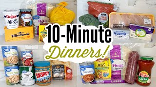 10 MINUTE DINNERS  5 TASTY amp EASY MEALS READY IN 10 MINUTES  JULIA PACHECO [upl. by Gorski]