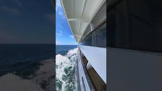 Balcony Views on Fred Olsen Cruise Ship Bolette shorts [upl. by Aslin476]