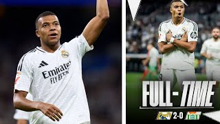 REAL MADRID 20 BETIS  DOUBLE DU KYKS AU BERNABEU [upl. by Nilla440]