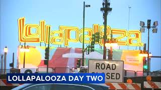 Lollapalooza day 2 gets underway in Grant Park [upl. by Landers]