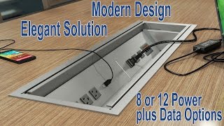 Oasis Power Data Trough  Conference Table Telecom Center [upl. by Daugherty376]