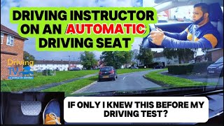 Driving Instructor On Driving Seat In An Automatic Car  If Only I Knew This Before My Driving Test [upl. by Ahsikyt]