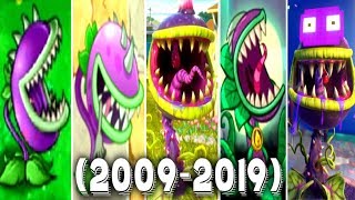 Evolution of Chomper  PVZ GW 2 PvZGW 1 PVZ PvZ2 PvZ Heroes PvZ DS 2009  2019 [upl. by Everson]