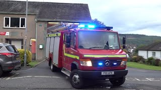 RARE Coniston Retained Pump Turnout Cumbria Fire And Rescue Service [upl. by Conchita]