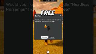 The Real Reason Why Roblox Made Headless Horseman Free shorts roblox [upl. by Alimat]