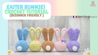 EASTER Crochet IDEAS  Bunny Crochet PATTERN  TUTORIAL  beginner friendly [upl. by Inasah]