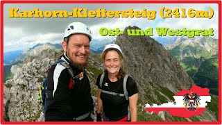 KarhornKlettersteig Ost und Westgrat 2416m  Klettern  Vorarlberg  Bregenzerwald 🇦🇹 27K [upl. by Ivory977]