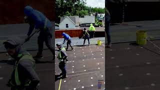 EPDM Roof Installation  Burlington VT [upl. by Mozes]