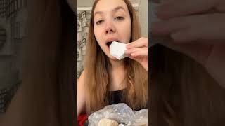 Chalk eating with paste ASMRRiva ASMR Chalk crunch love food chalk clay ASMR Love foodie we [upl. by Pyne657]