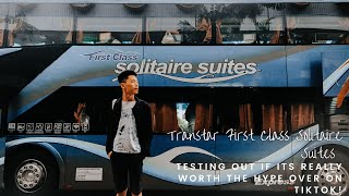 TRANSTAR FIRST CLASS SOLITAIRE SUITES COACH To Kuala Lumpur From Singapore [upl. by Anahc]