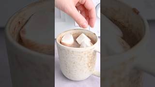 How to Make Homemade Microwave Hot Chocolate☕🍫 microwave hotchocolate easyrecipe [upl. by Adihsaar]