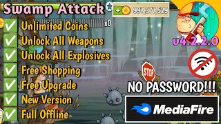 Swamp Attack Mod Apk Versi 4220  Unlimited Coins amp Unlock All Weapons  Terbaru 2024 [upl. by Alleiram883]