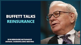 Warren Buffett Talks Reinsurance 2018 [upl. by Sillad]