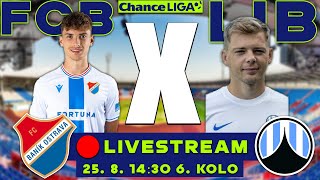 FC BANÍK OSTRAVA  FC SLOVAN LIBEREC 🔴ŽIVĚ [upl. by Oinotnas917]