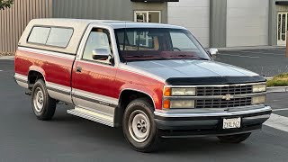 1990 Chevy Silverado c2500… clean … low original miles  V8 57l [upl. by Eilliw559]