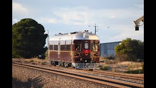 Rail Motors Tri State Tour with Rail Motors NPF621 NTC721 25th May 2022 A tour from NSW SA amp Vic [upl. by Vadim646]