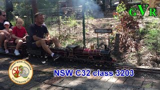 119 NSW C32 class 3203  Slow Smoking  10022019 [upl. by Eeuqram694]